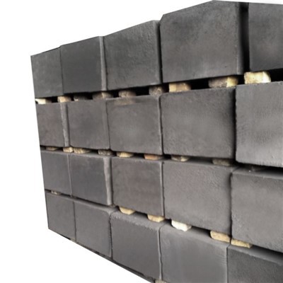 Material de grafite extrudado de grão médio